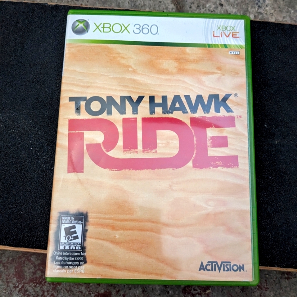 Tony Hawk Ride Xbox 360 Live Game Complete in Box VG Collectors item I